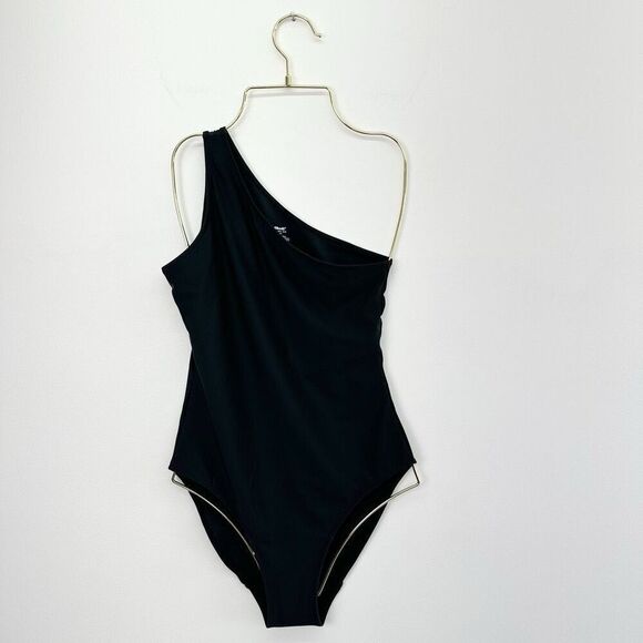 Modibodi Women’s Black One Shoulder One Piece Swimsuit - Picture 2 of 11